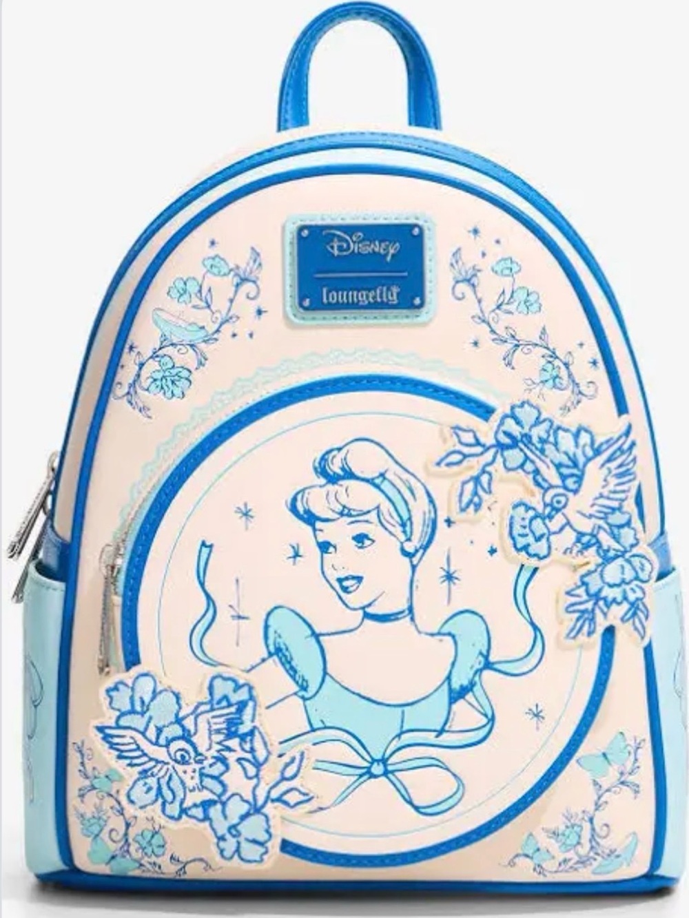 Loungefly Blue & Cream Cinderella Mini Backpack
